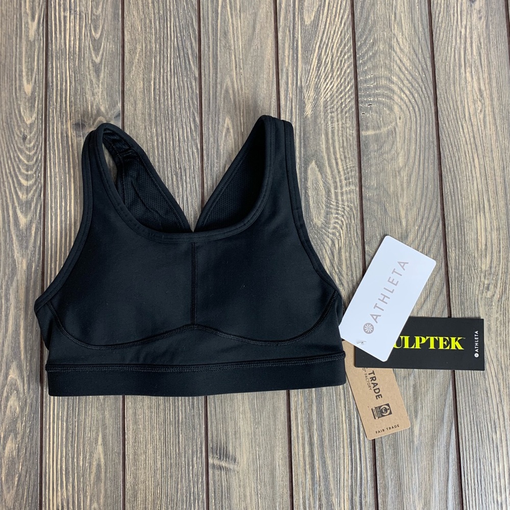 NWT Athleta Stealth Sculptek Sports Bra XXS
